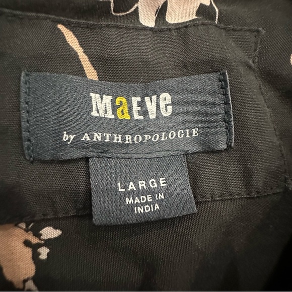 Maeve Button-Front floral Asymmetrical Dress - Picture 10 of 13